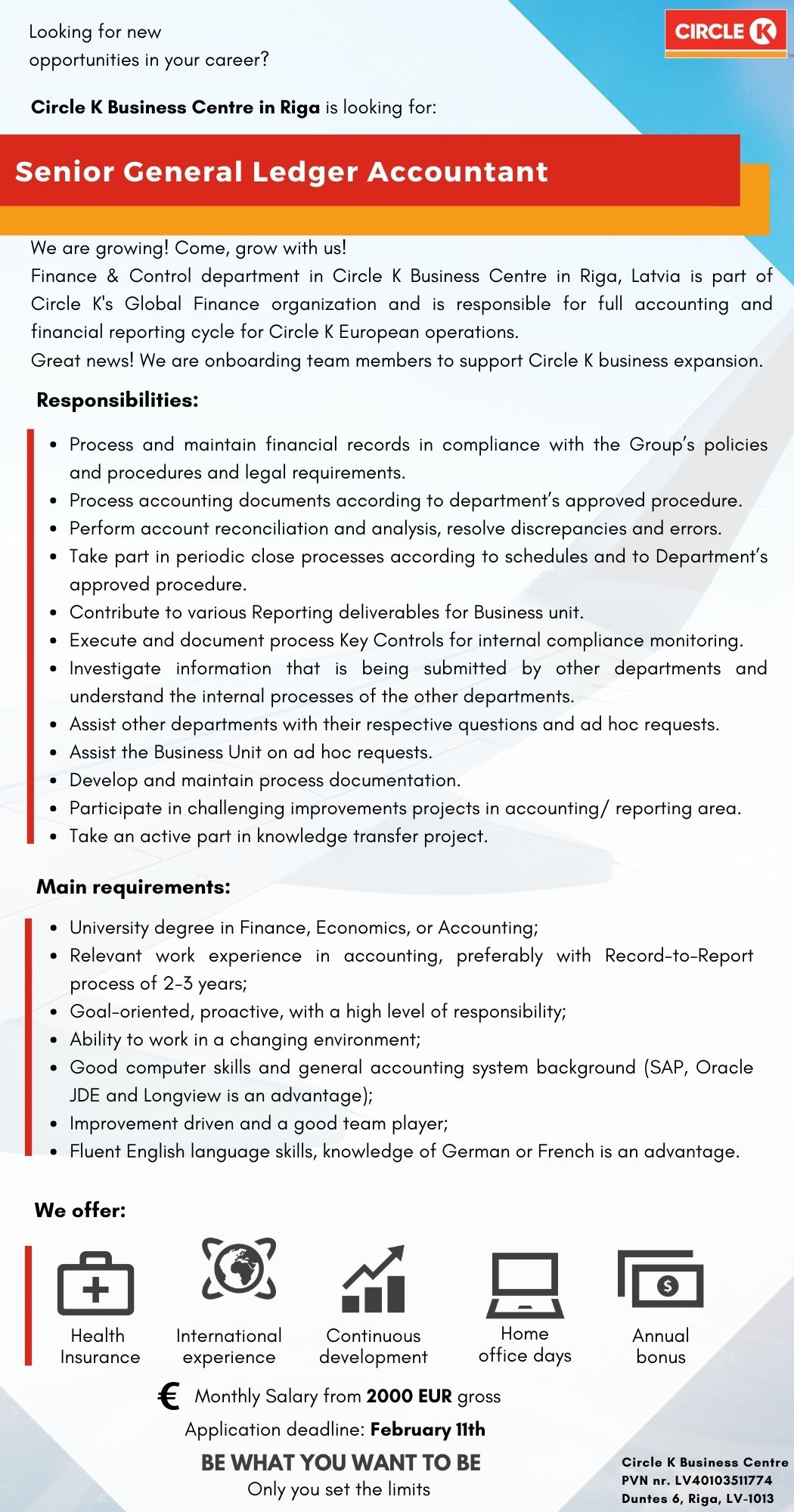 Senior General Ledger Accountant Responsibilities